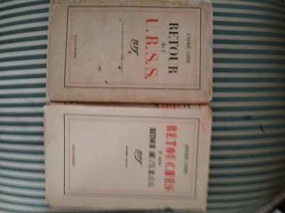Andre Gide Retour de l&amp;#039;U.R.S.S. si Retouches a mon retour de l&amp;#039;U.R.S.S. foto