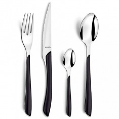 Set De Tacâmuri Eclat 24 Piese Negru 426595