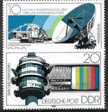 B0700 - Germania DDR 1980 - Radio-Televiziune 2v.neuzat,perfecta stare, Nestampilat