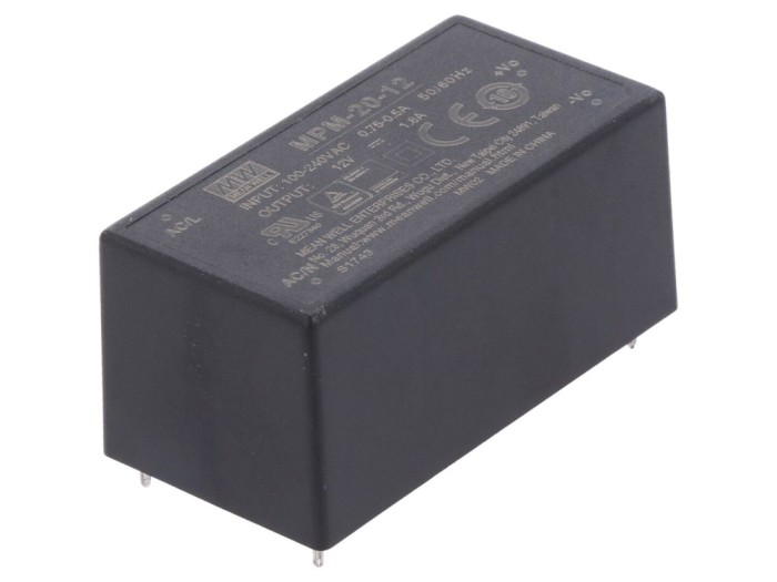 Convertor AC/DC 20W 12V 1.8A