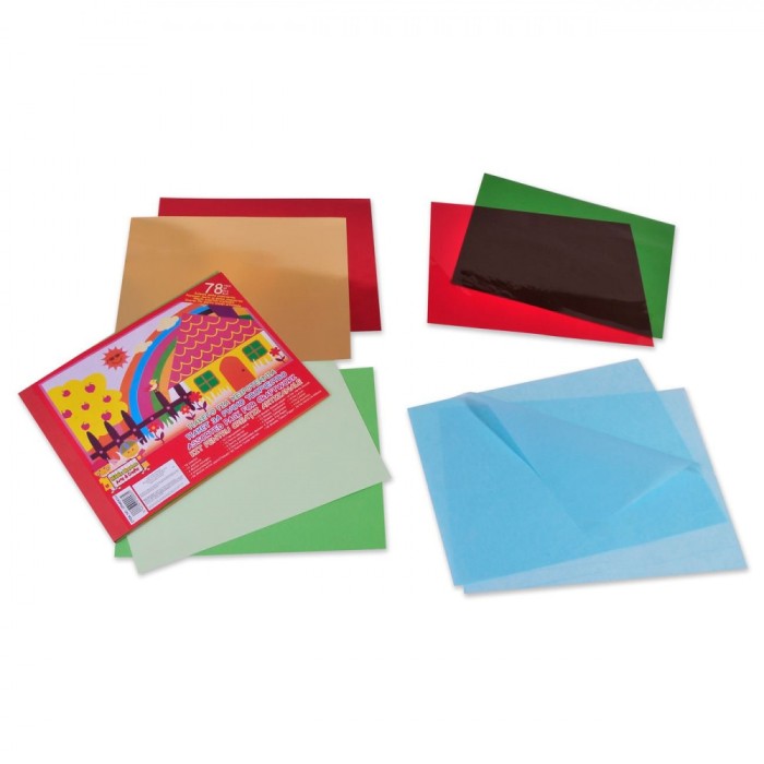 Set H&acirc;rtie pentru Creații, 78 Bucăți, Dimensiune 24x31 cm, Multicolor