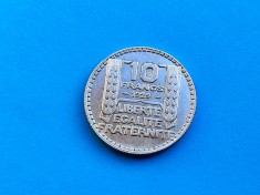 10 Francs 1929 Franta-Argint foto