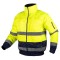 Geaca de lucru, vesta, 3 in 1, reflectorizanta, poliester, galben, model Hi-Vis, marimea L/52