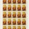 ✅ RO 1992 ,LP 1284 ,&quot;Sfintele Pasti&quot;, serie coala de 25 serii ,MNH