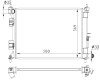 NRF 59263 Radiator, racire motor