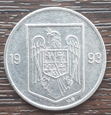 (MR11) MONEDA ROMANIA - 10 LEI 1993, MAI RARA DIN SERIE foto