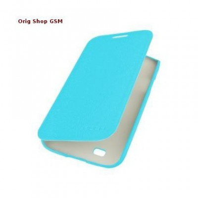 Husa piele Samsung Galaxy S4 I9500 Rock Big City Light Blue foto