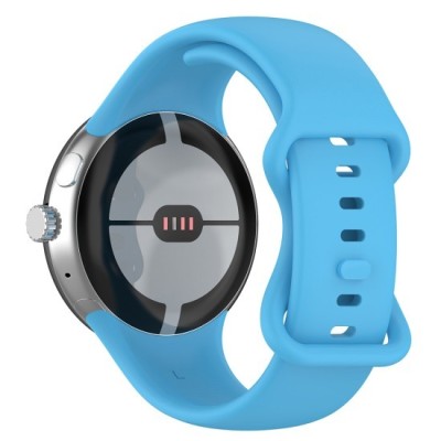 Curea pentru Google Pixel Watch / Watch 2 / Watch 3 41mm - Techsuit Watchband (W031) - Light Blue foto