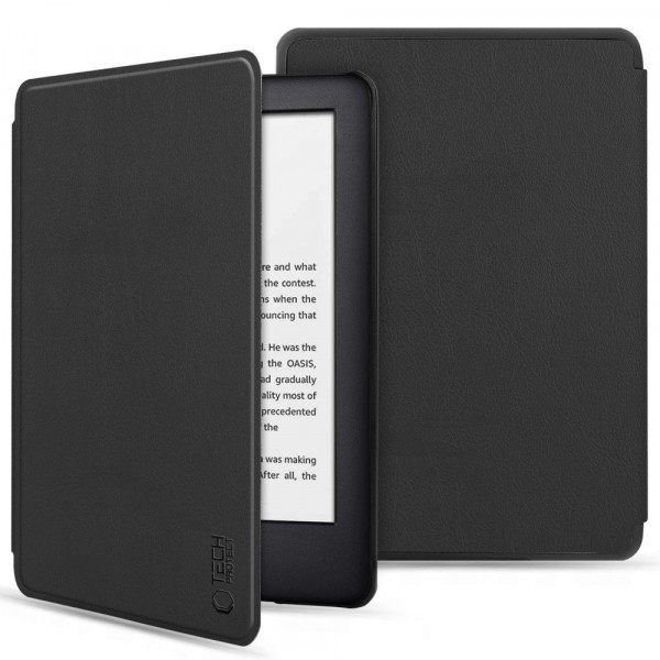 Husa pentru Amazon Kindle Gen 11 (2024) / Kindle Gen 11 (2022), Tech-Protect, SmartCase, Neagra