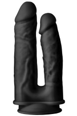Dildo Double Penetrator Negru foto