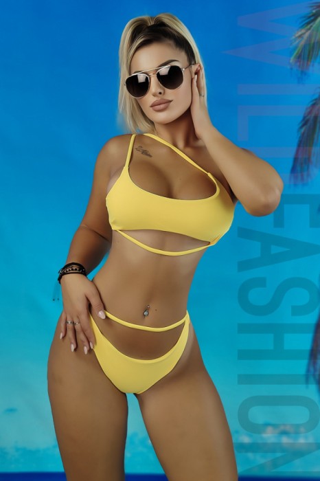 SW2256RR-9 Costum de baie in 2 piese tip bando cu decupaje