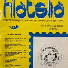 Revista -FILATELIA ANULUI 1989 COLECTIA NR.2,3,4,5,6.