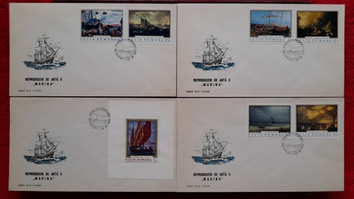 1971-Lp773,774-Marina II-FDC