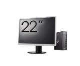 Pachet Calculator Second Hand Fujitsu Esprimo Q958 Mini PC, Intel Core i5-8400 2.80 - 4.00GHz, 8GB DDR4, 256GB SSD + Monitor 22&amp;quot; NewTechnology Me
