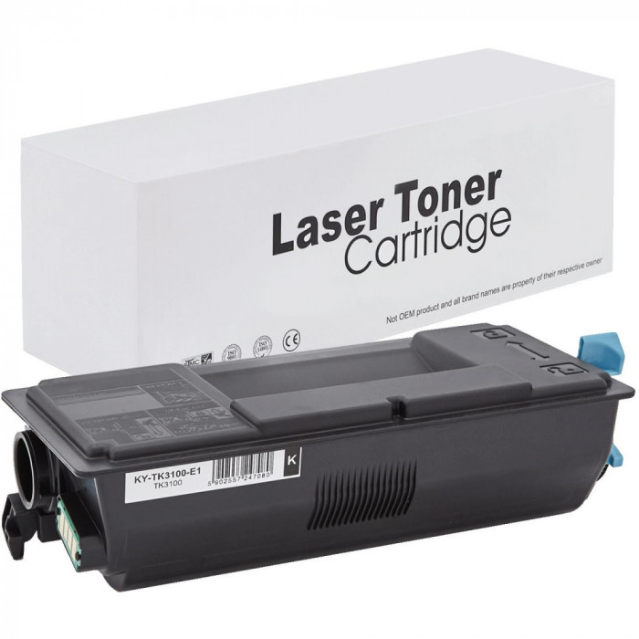 Toner de imprimanta pentru Kyocera , TK3100 , Negru , 12500 pagini , neutral box