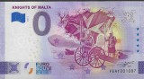 !!! 0 EURO SOUVENIR - MALTA , CAVALERII DE MALTA - 2022.1 - UNC // NU TRIMIT PRIN CURIER