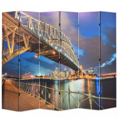 Paravan de camera pliabil, 228 x 170 cm, Sydney Harbour Bridge foto