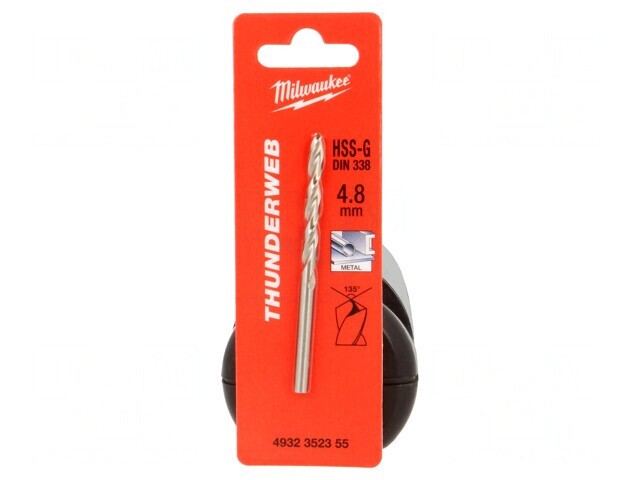 Burghiu Metal 4,8mm Oțel Rapid HSS-G