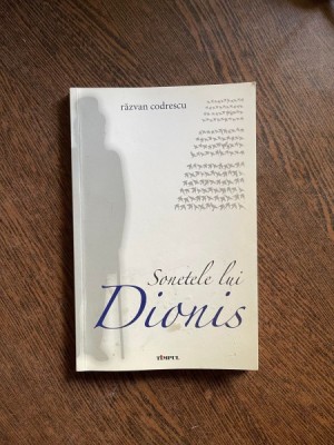 Razvan Codrescu Sonetele lui Dionis (cu dedicatie) foto