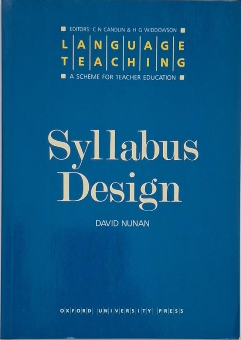 Syllabus Design - David Nunan