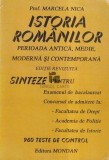 Marcela Nica - Istoria romanilor. Sinteze-teste