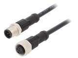 Cablu Senzori Automatizări M12-M12 1m