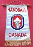 Fanion (Rar de Protocol) Handbal - FEDERATIA de HANDBAL din CANADA