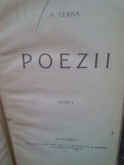 P. Cerna - Poezii, ed. II (Editia: 1914) foto