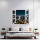 Folie imprimata color pentru decor perete locuinta, dimensiune 125 x 110cm, model: VIEW TO HAVEN 05 FAVLine Selection, Oem