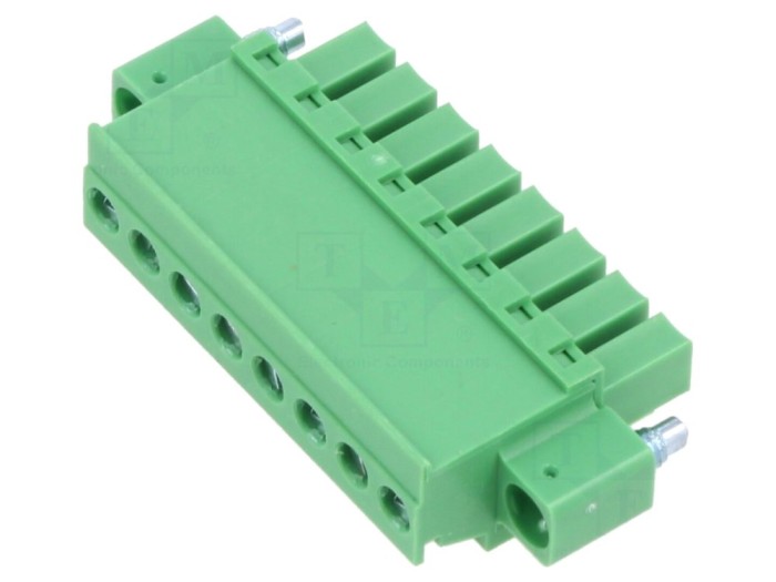 Conector regletă de conexiuni 8A, 8 pini