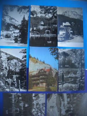 HOPCT LOT NR 209 LACUL ROSU - JUD HARGHITA -8 CARTI POSTALE-RPR-CIRCULATE foto