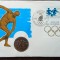 GERMANIA DEMOCRATA - FDC SI MONEDA UNC 10 MARK 1988, 40 ANI DE SPORT IN DDR
