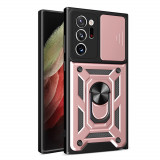 Cumpara ieftin Husa pentru Samsung Galaxy Note 20 Ultra / Note 20 Ultra 5G, Techsuit CamShield Series, Rose Gold