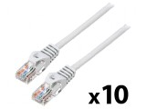 Cabluri patch U/UTP 5e 0,5m CCA PVC gri 26AWG, Lanberg