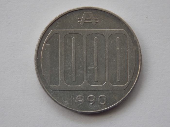 1000 AUSTRALES 1990 ARGENTINA