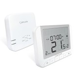 Cumpara ieftin Termostat wireless Salus RT520RF, Ecran LED, Functii de optimizare, Cod PIN SmartElectro IntelligentHouse