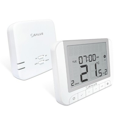 Termostat wireless Salus RT520RF, Ecran LED, Functii de optimizare, Cod PIN SmartElectro IntelligentHouse foto
