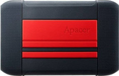 Hard disk extern APACER AC633 2TB 2.5 inch USB 3.1 shockproof military Red foto