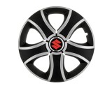 Cumpara ieftin Set 4 capace roti Bis Gri-Negru R16 pentru gama auto Suzuki, Autohelix MSA