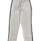 Pantaloni Medicali Pe Stil, Albi cu dunga neagra cu Elastan cu Elastic - S, talia-2-96cm