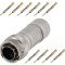 Conector circular 10 pini IP67, pe cablu