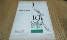 MIHAIL JORA - 19 Cantece - Voce si Pian - Muzicala, 1965, 68 p.