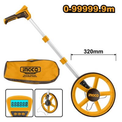 Roata masura cu contor digital ruleta - Ingco HDMW23 foto