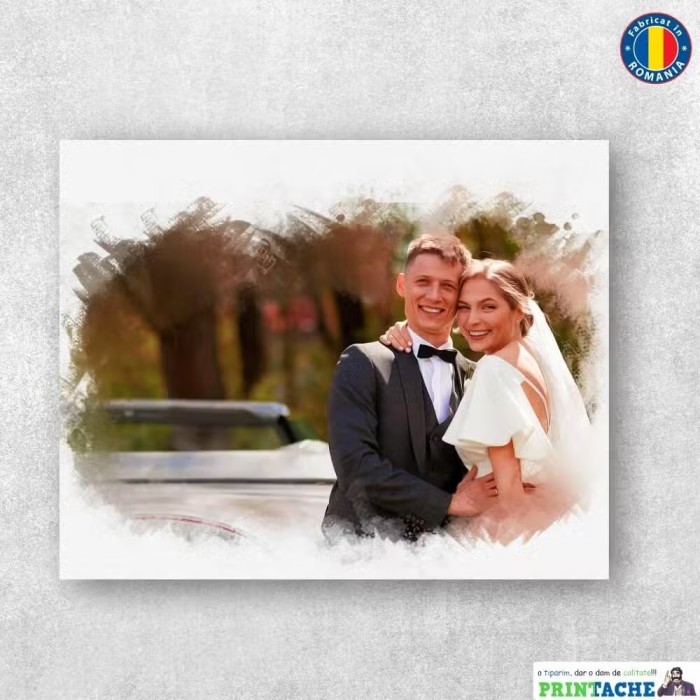 Tablou Canvas Personalizat Efect Watercolor