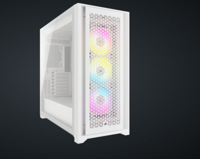 Cr icue 5000d rgb airflow mid tower wh foto