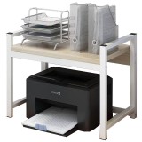 Cumpara ieftin Biblioteca Cadia metalizat in culoare alb-Natural 53x35x44cm