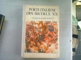 Poeti Italieni in Secolul XX - Marin Mincu, Cartea Romaneasca 1988, Antologie, Coperta Cartonata