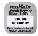 Baterie Murata Oxid Argint 1.55V SR1130SW Compatibila 390 389 AG10 LR54