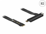 Adaptor M.2 Key M la PCIe x16 NVMe 20cm, Delock 64133