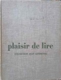 PLAISIR DE LIRE-JEAN GUEHENNO-240174